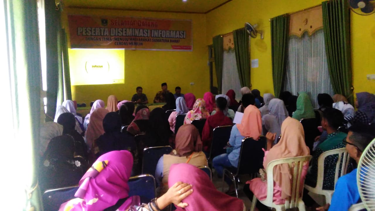 Diskominfo Sumbar Gelar Diseminasi Informasi Kepemiluan