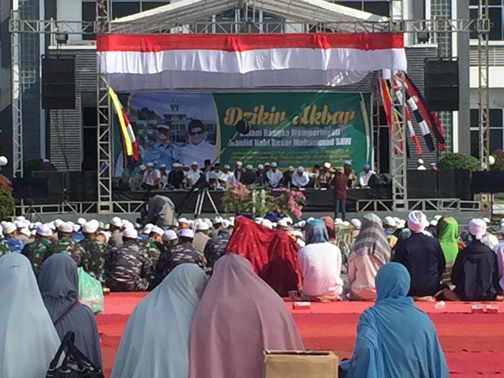 Zikir Akbar Digelar di Mako Lantamal II Padang