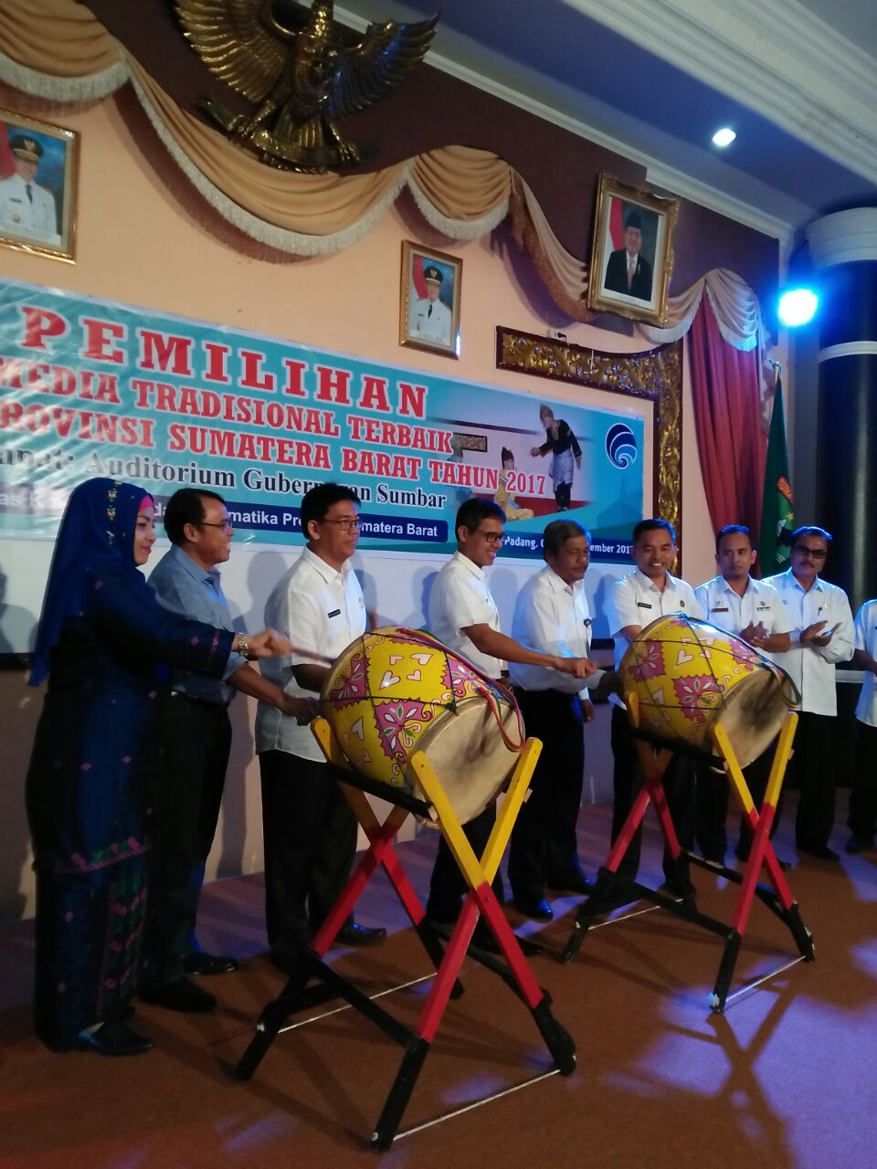 Gubernur Sumbar Membuka Pemilihan Media Tradisional Tingkat Provinsi