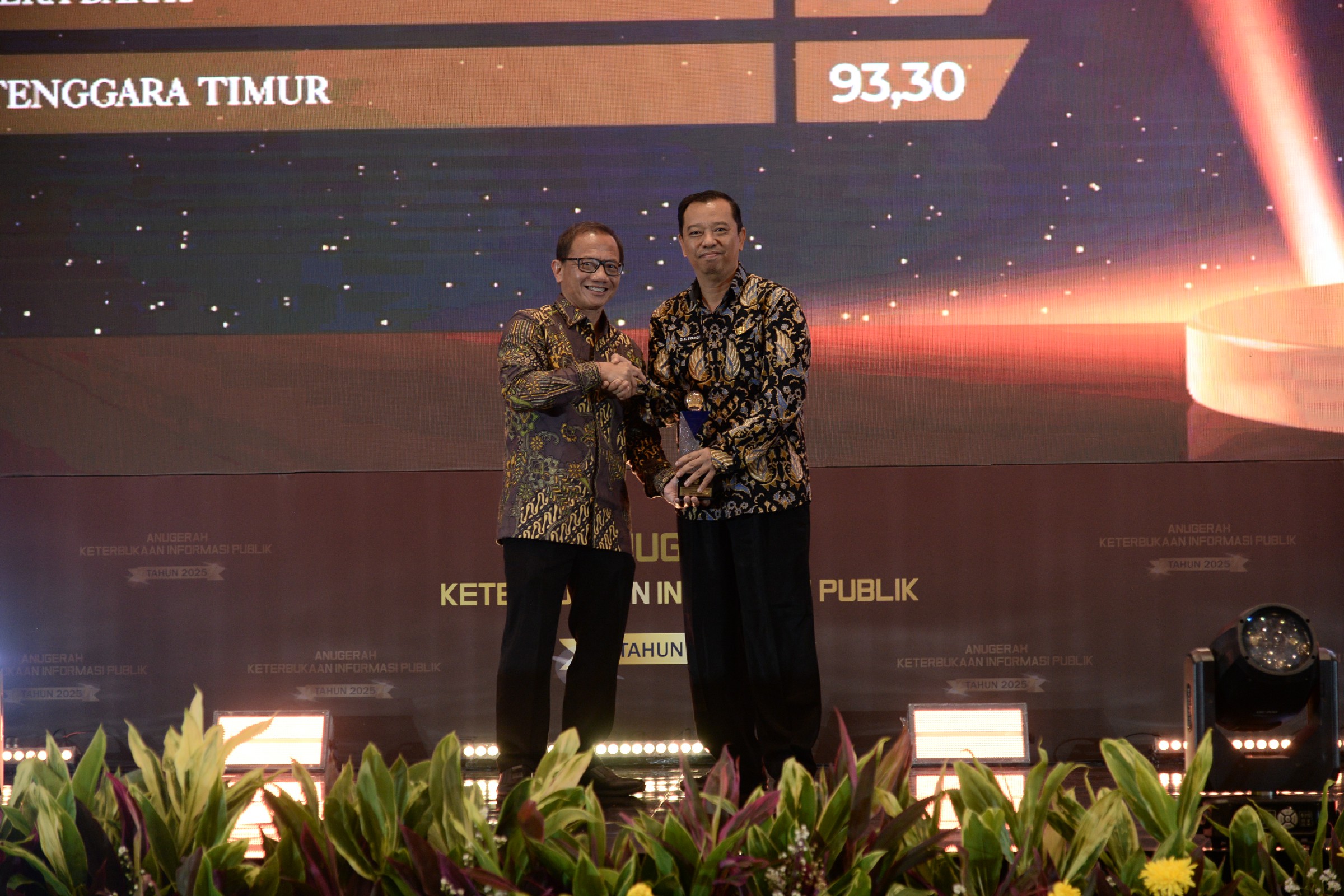 Pemprov Sumbar Raih Predikat Informatif dalam Anugerah Keterbukaan Informasi Publik 2025 Komisi Informasi Pusat