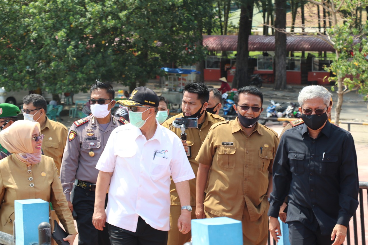 Wagub Sumbar Tinjau Destinasi Wisata Padang Pariaman Hadapi New Normal 