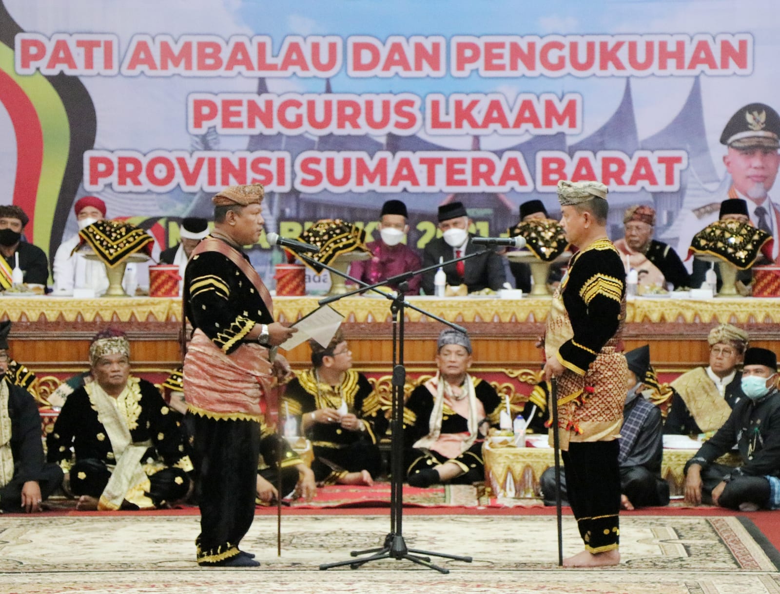 Tekad Tegakkan Tigo Tungku Sajarangan, Tali Tigo Sapilin, Pengurus LKAAM Sumbar 2022-2026 Dikukuhkan