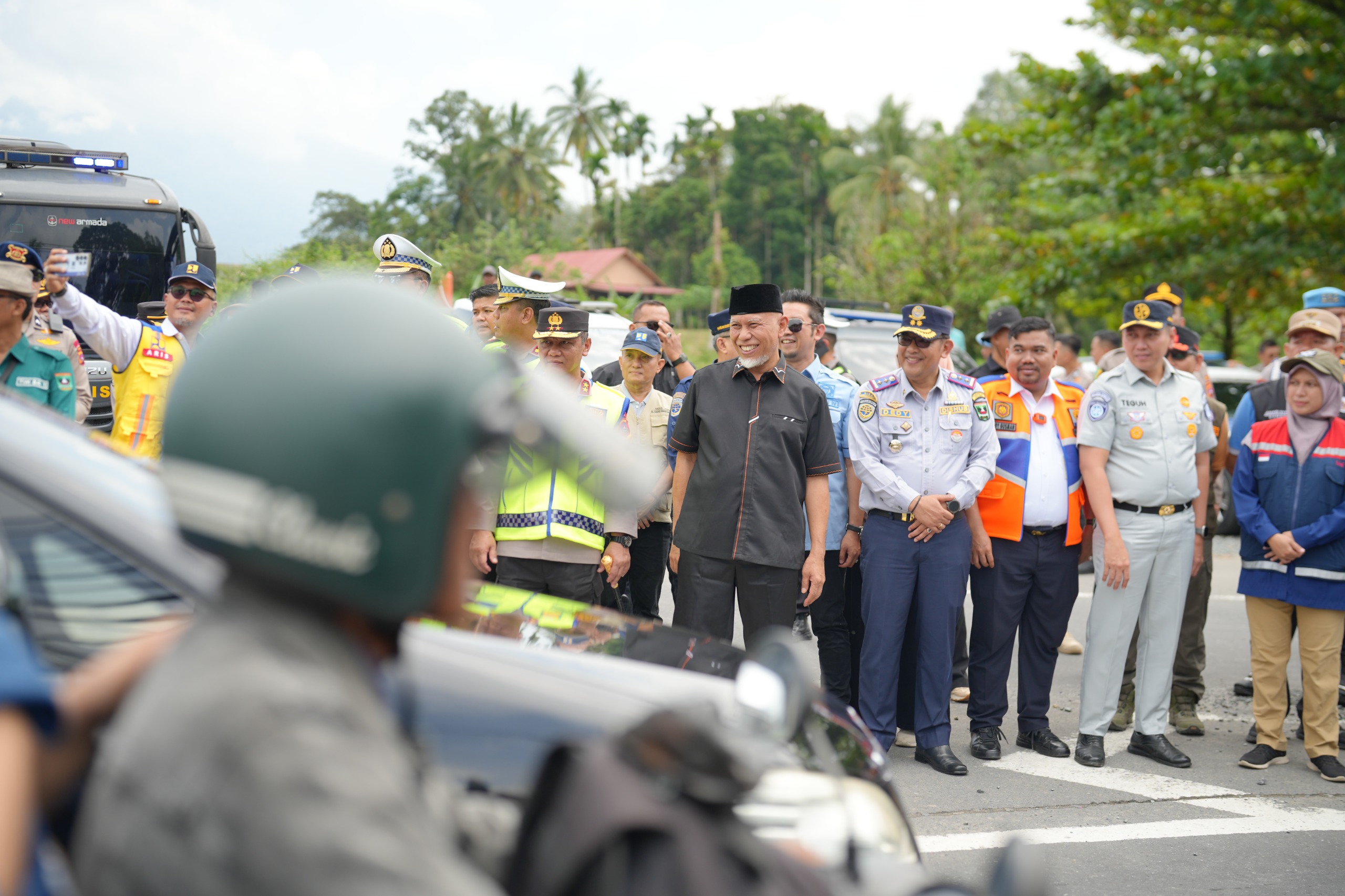 Antisipasi Kemacetan Mudik 2026, Gubernur Mahyeldi Resmi Luncurkan Sistem One Way