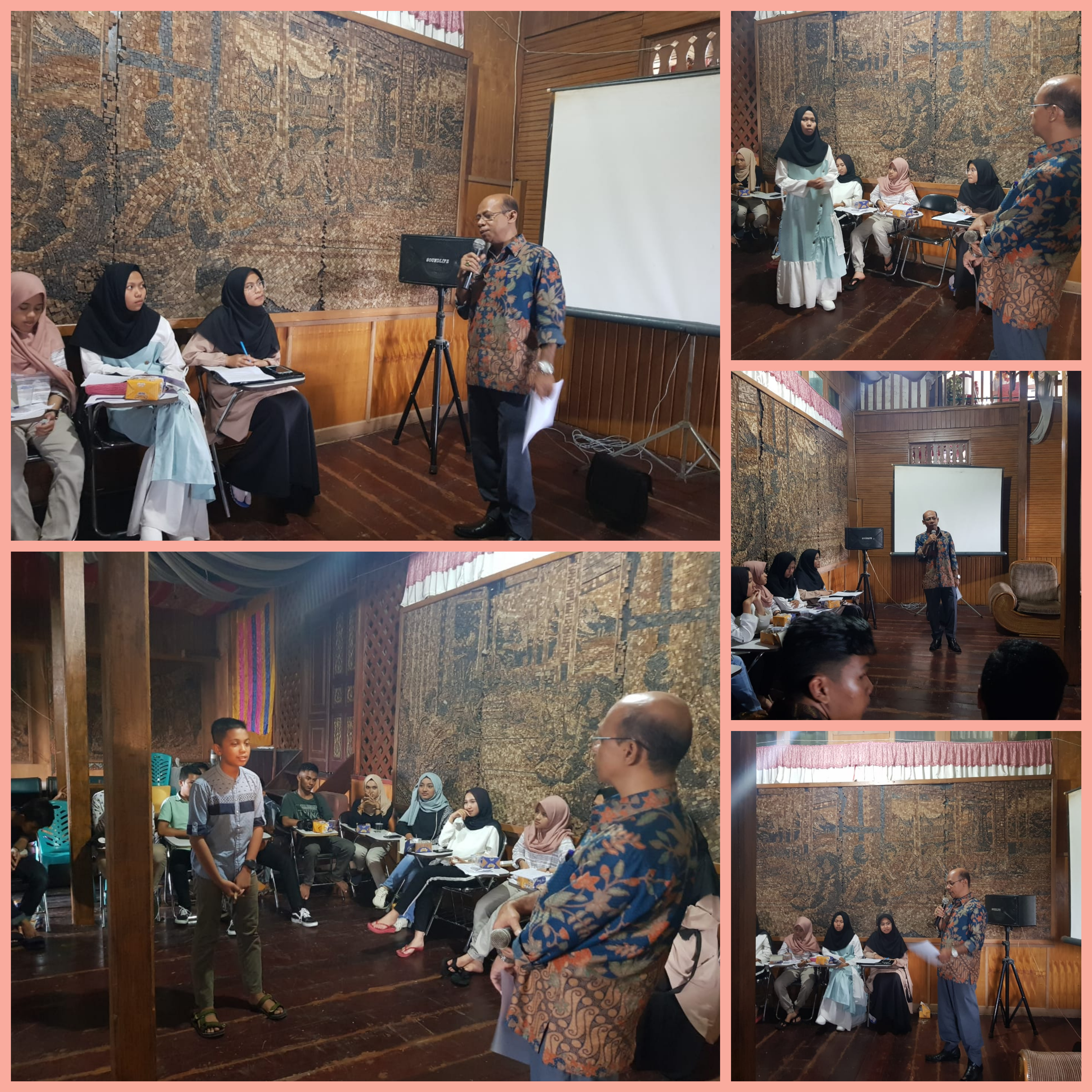 Pengarahan Kepala Dinas DPPPA Sumbar pada acara pembekalan Forum Anak Sumatera Barat yg akan mengikuti Pertemuan Forum Anak Nadional 2019 di Kota Makasar .