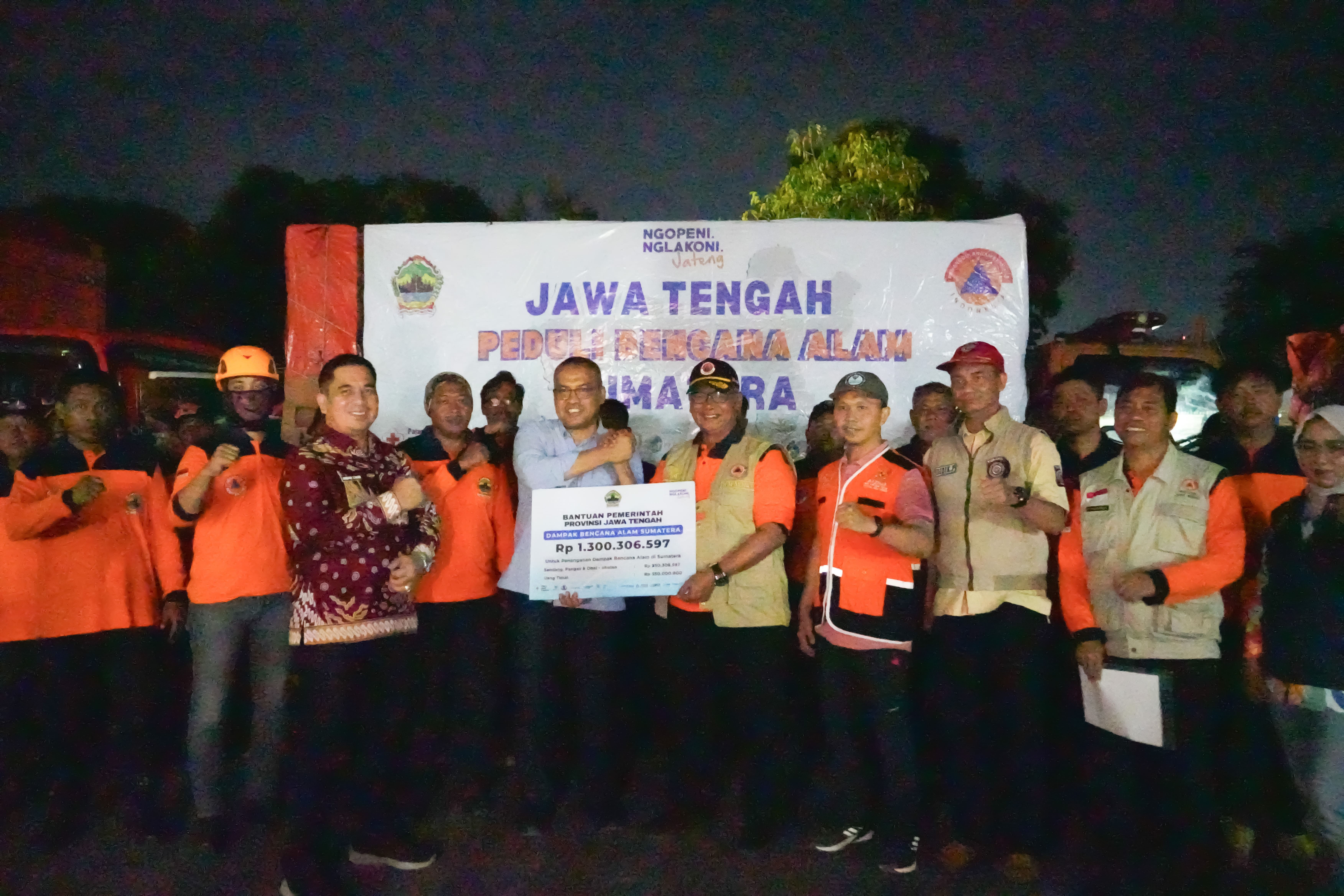 Pemprov Sumbar Terima Bantuan Rp1,3 Miliar dari Pemprov Jawa Tengah untuk Penanganan Bencana
