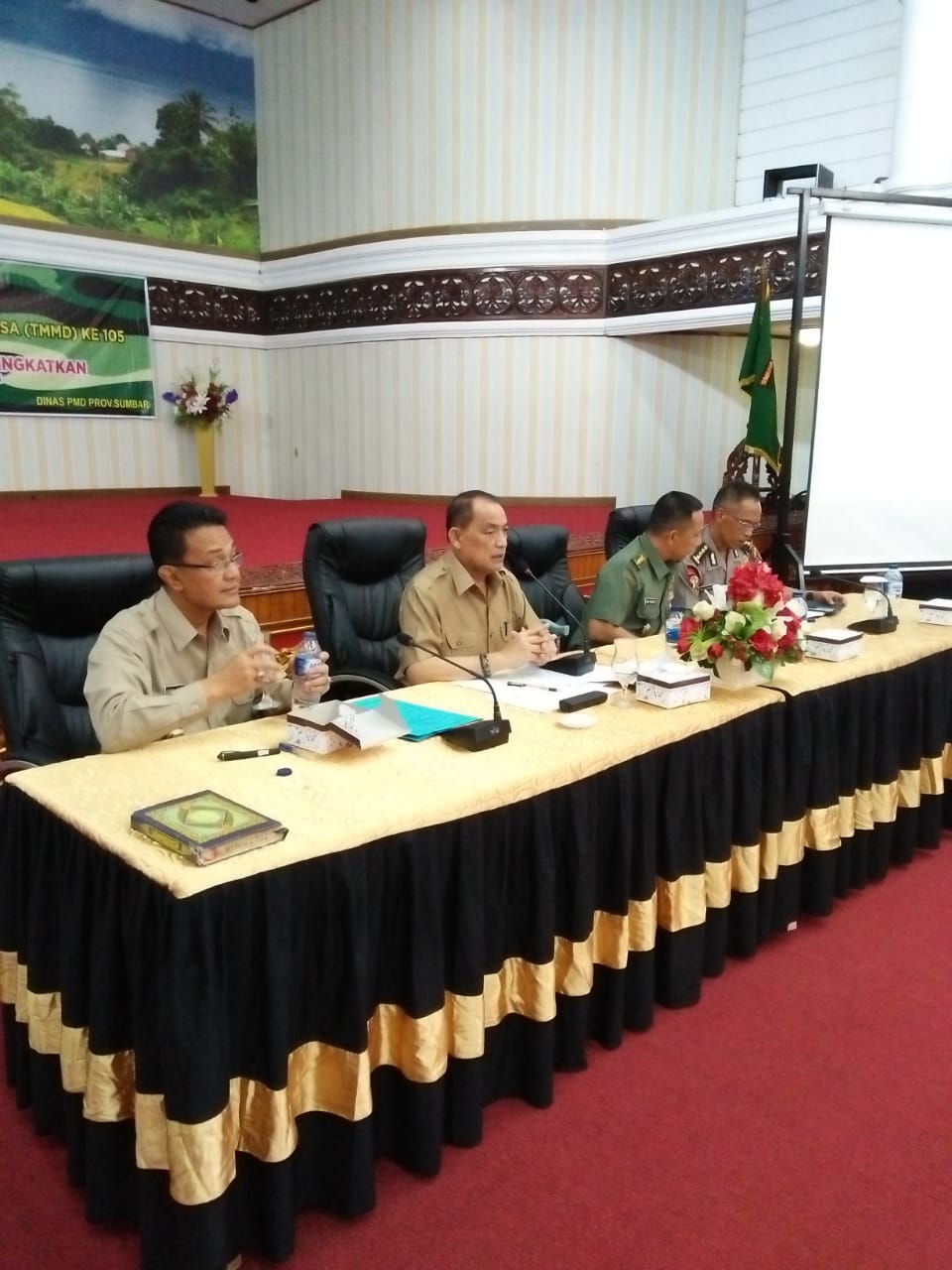 ﻿TMMD KE 105 DIGELAR DI NAGARI SUNGAI PUAR KEC. PALEMBAYAN KAB. AGAM