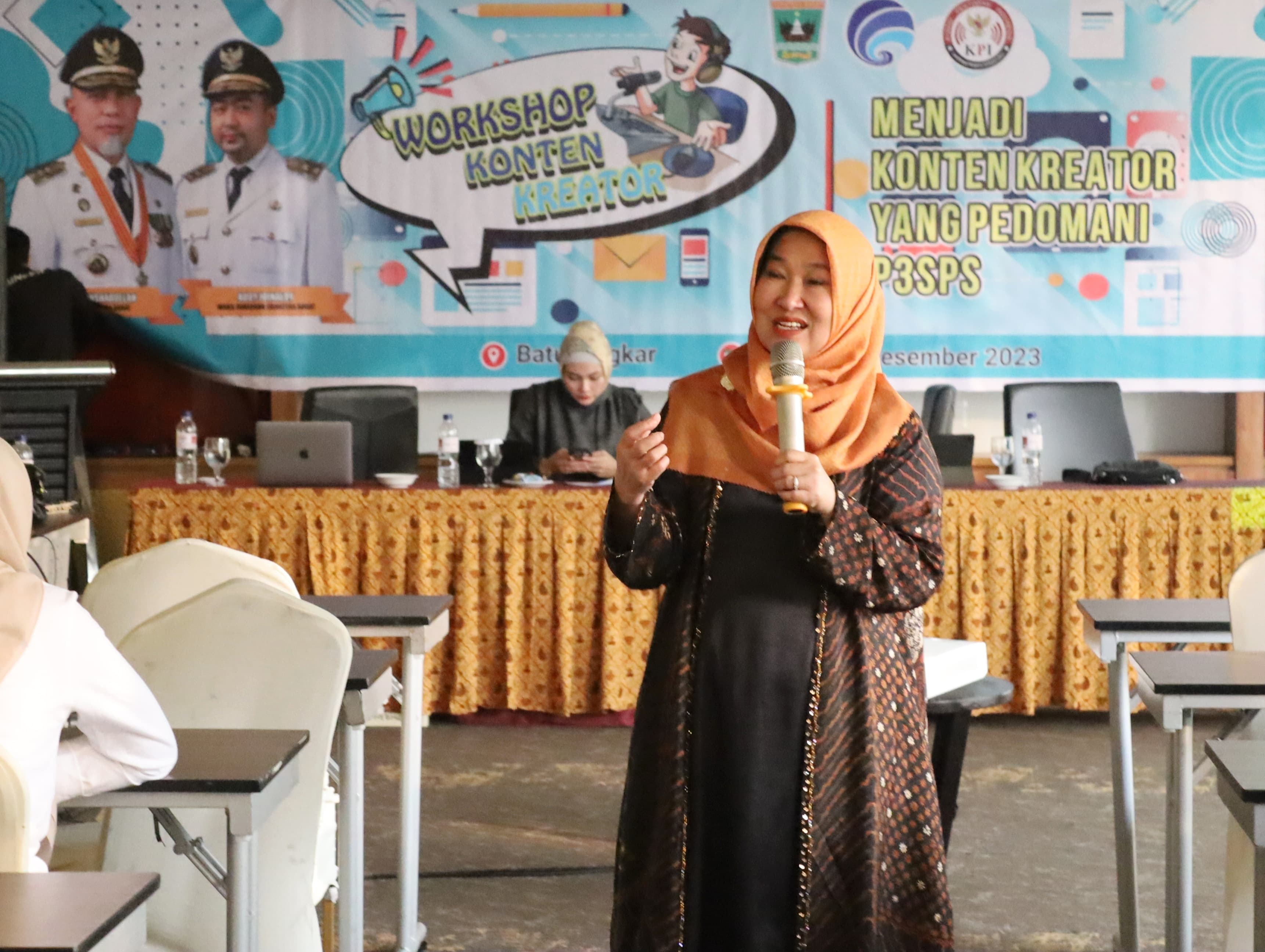 Diskominfotik Sumbar Gelar Workshop Konten Kreator 