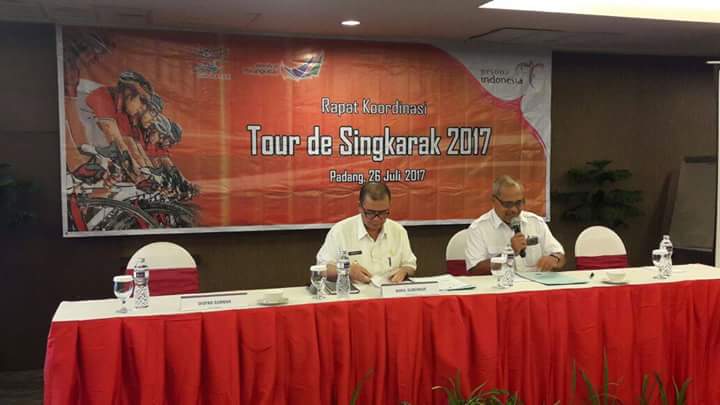 Wagub Buka Rakor Tour de Singkarak (TdS) 2017