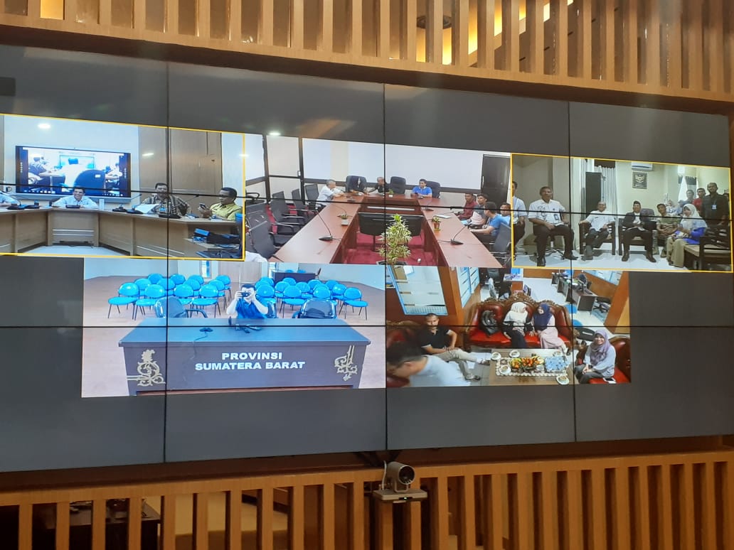 Persiapan Pilkada Serentak, Pemprov Sumbar Uji Videoconference