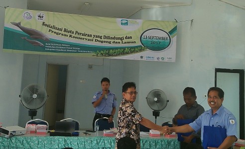 KKP RI ADAKAN PENGAWASAN DAN SOSIALISASI BIOTA DI PERAIRAN LAUT YANG DILINDUNGI (DUGONG) DI UPTD PPP SIKAKAP