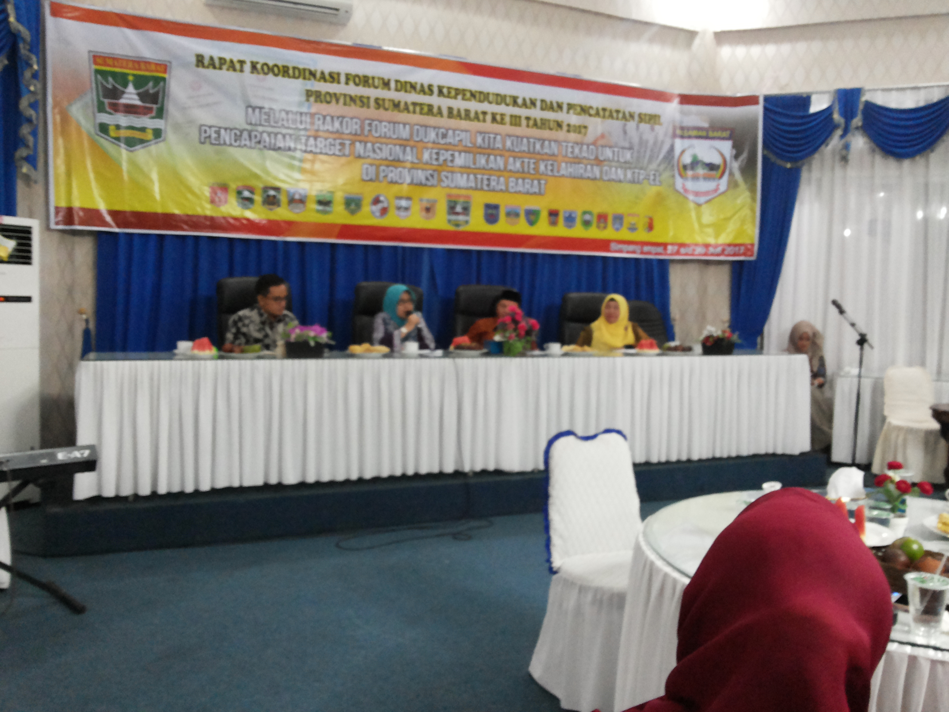 RAPAT KOORDINASI FORUM DINAS KEPENDUDUKAN & PENCATATAN SIPIL  PROVINSI SUMATERA BARAT