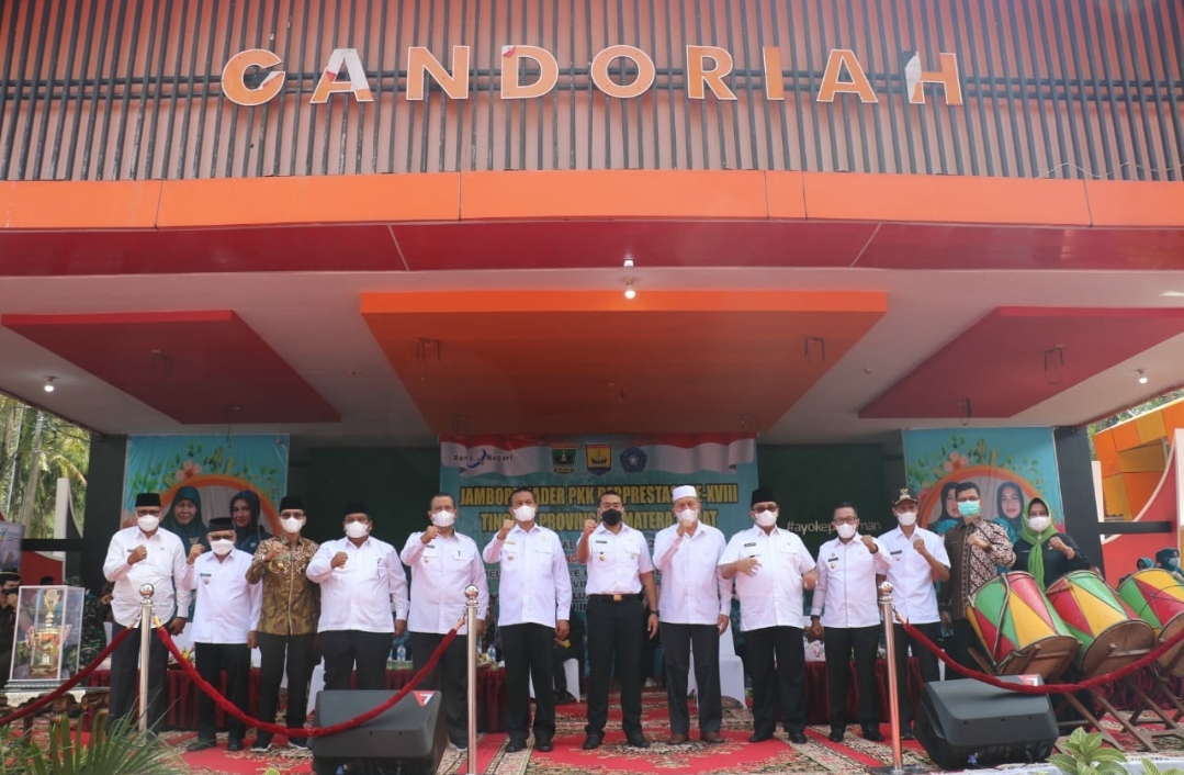 Wakil Gubernur Sumbar Buka Jambore Kader PKK Tingkat Sumbar