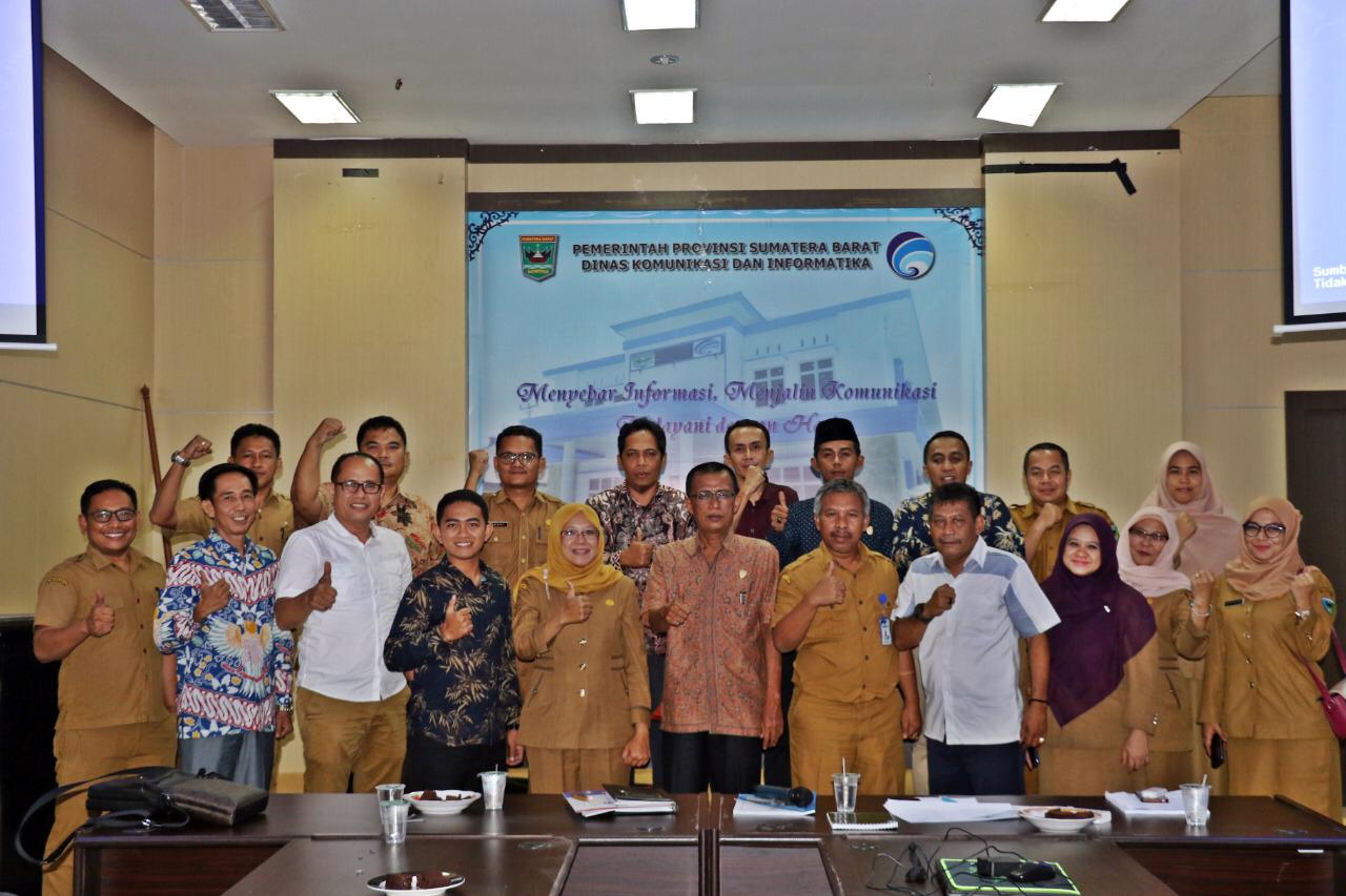 Rumuskan Perda SPBE, DPRD Pessel Sambangi Diskominfo Sumbar