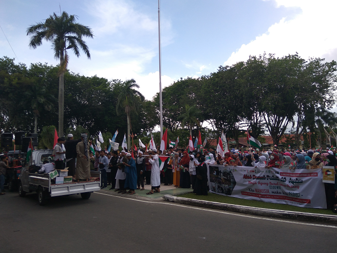 Pengamanan Aksi Solidaritas Aliansi Masyarakat Sumbar