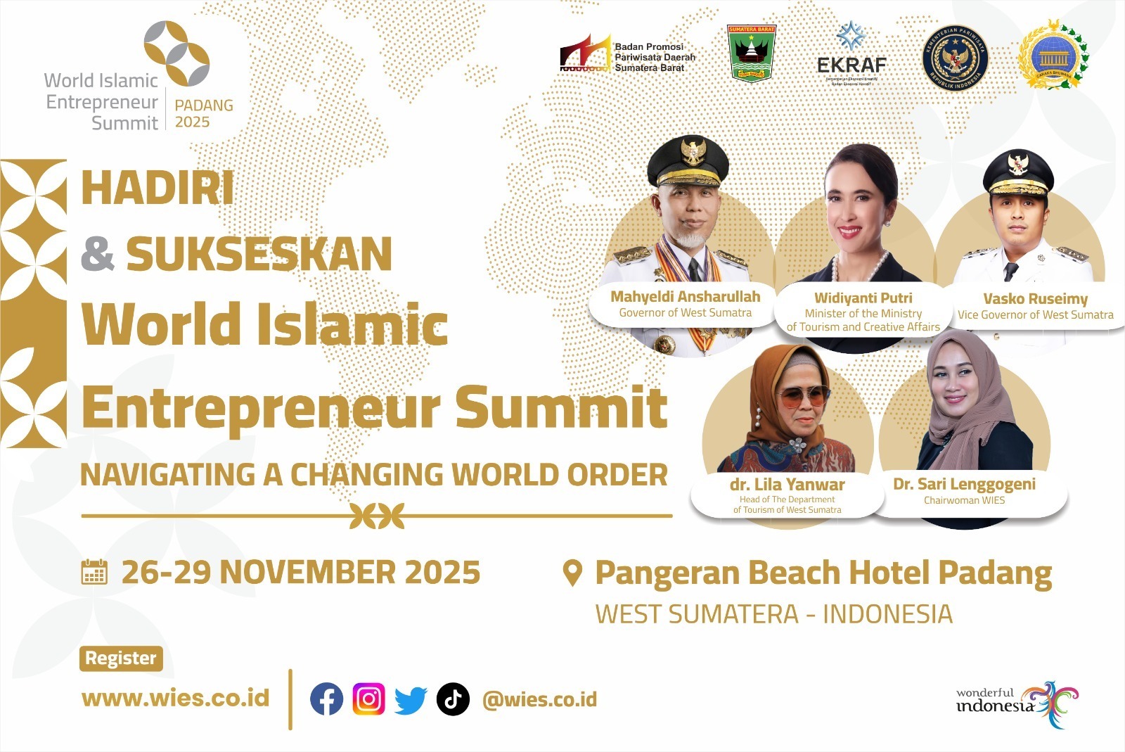 Sumbar siap gelar WIES 2025, Perkuat Peran Indonesia dalam Ekonomi Islam Global