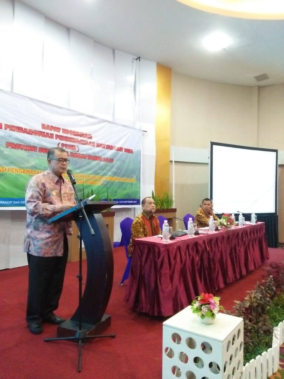 WAGUB: PERKUAT SINERGI 3 PILAR DESA UNTUK MEMPERKUAT PENGAWALAN DANA DESA DI SUMBAR 