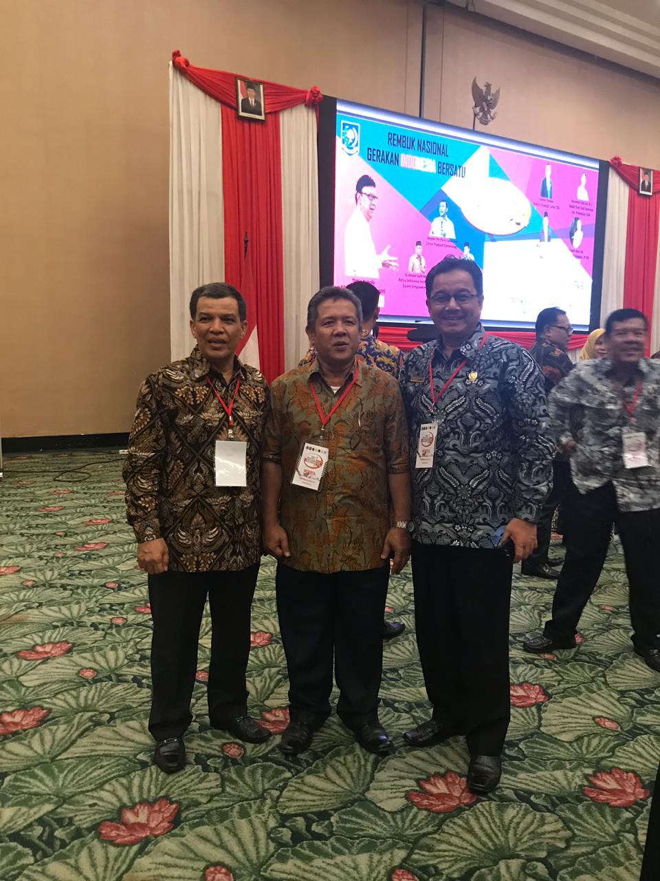 Kepala Badan Kesbangpol Sumbar Ikuti Rembuk Nasional dan Workshop Gerakan Nasional Revolusi Mental 2018