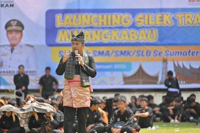 Pemprov Sumbar Resmikan Silek Tradisi Minangkabau sebagai Ekstrakurikuler Wajib di SMA/SMK/SLB