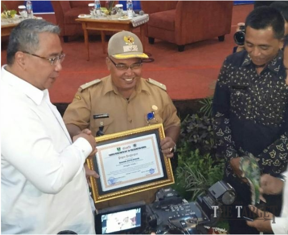 Nagari Koto Ranah Dharmasraya Juara Lomba Transparansi Dana Desa