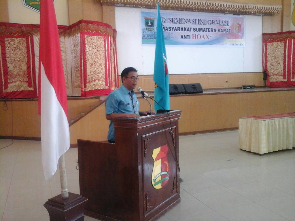 Diseminasi Informasi Masyarakat Sumatera Barat Anti Hoax