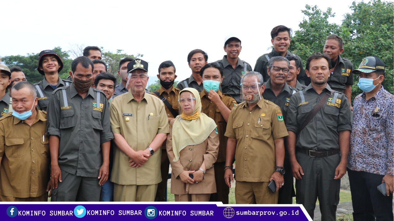 Nasrul Abit Tinjau Bendungan Gunuang Nago dan Luki