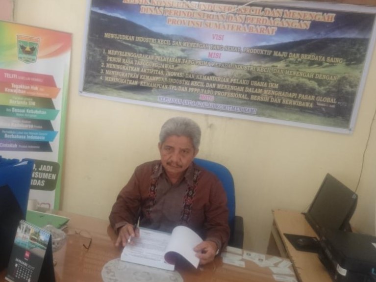 KLINIK KONSULTASI IKM DINAS PERINDUSTRIAN DAN PERDAGANGAN PROV SUMBAR