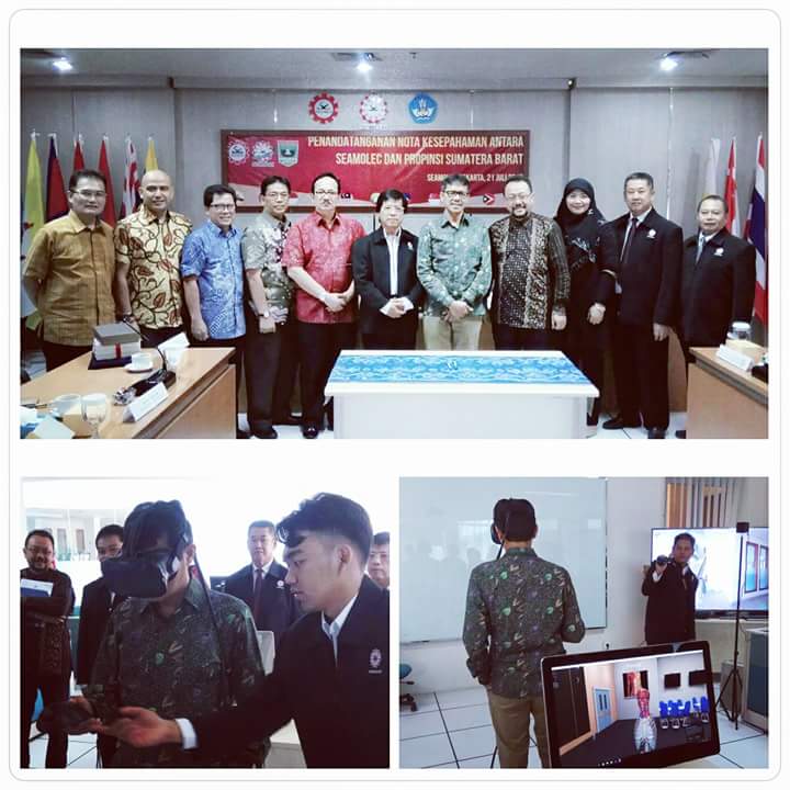 Penandatanganan Nota Kesepahaman Antara SEAMOLEC Dan Provinsi Sumatera Barat