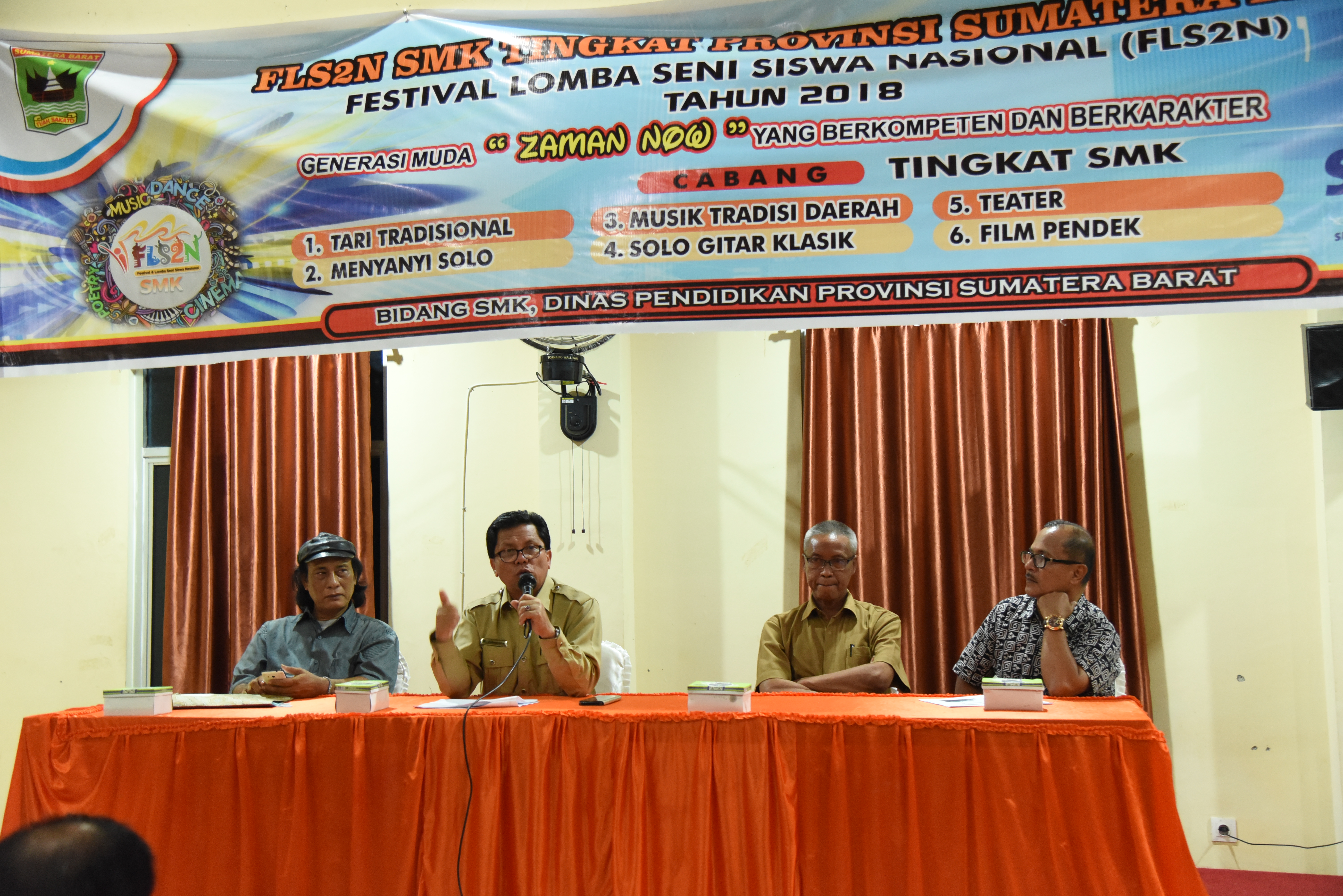 DISDIK SUMBAR GELAR  FLS2N SMK
