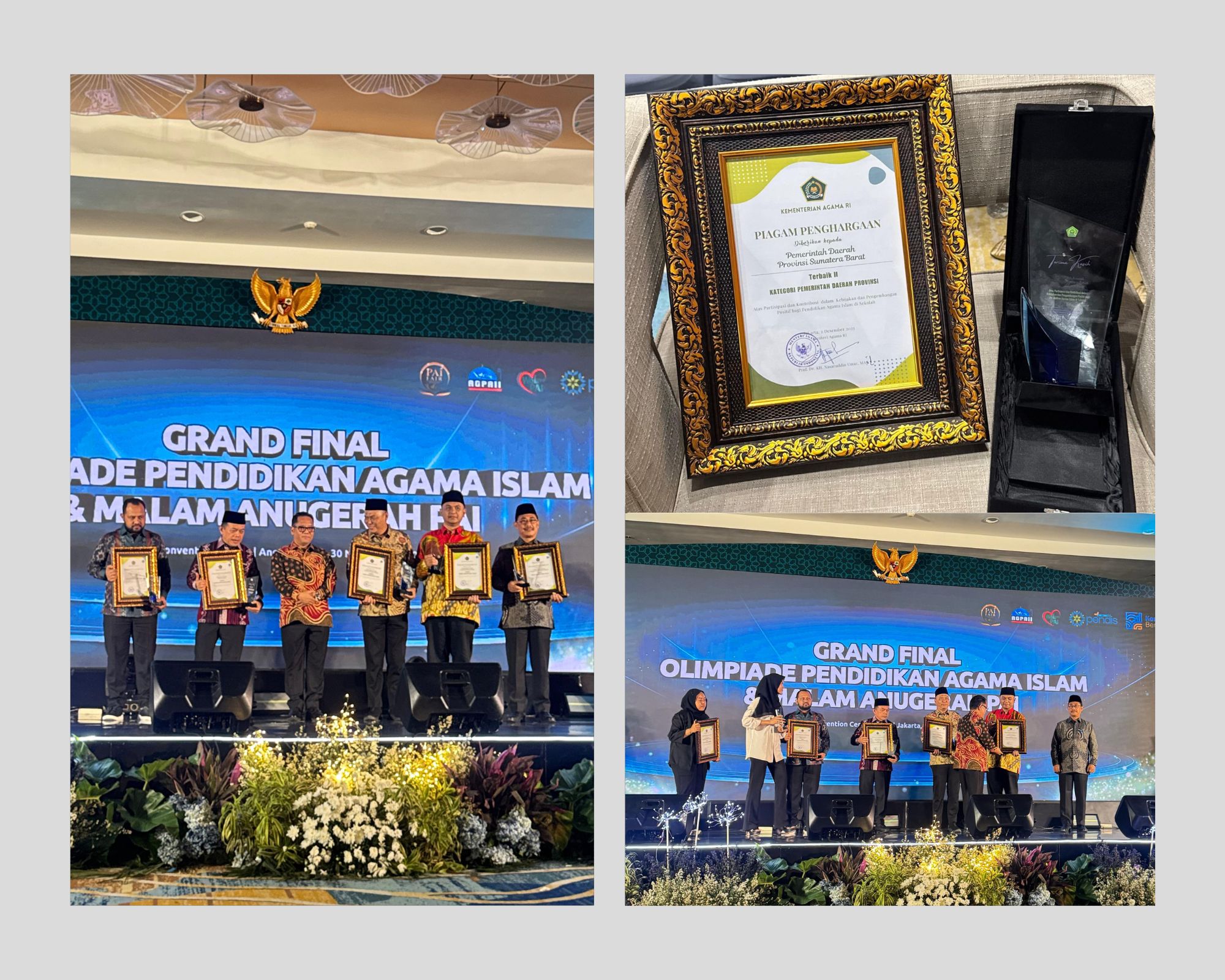 Sumbar Ukir Prestasi Nasional, Raih Terbaik II Anugerah Tanda Cinta PAI 2025