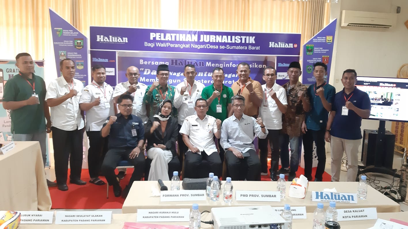 Pelatihan Jurnalistik Nagari Angkatan ke-IV. Kadis PMD : Publikasikan Semua Potensi Nagari!