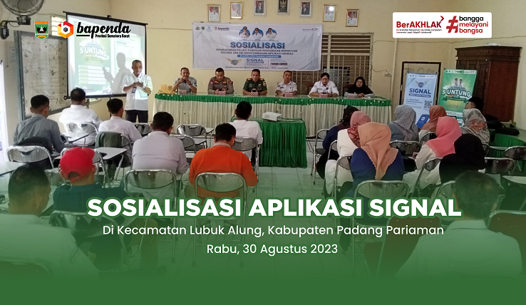 Roadshow Sosialisasi SIGNAL : Mudah Bayar Pajak Tahunan Kendaraan Bermotor, Bapenda laksanakan Sosialisasi Di UPTD PPD Padang Pariaman
