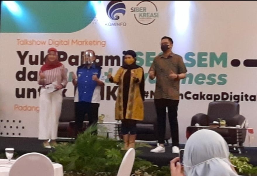 Talkshow Digital Marketing Kemkominfo, Tingkatkan Perekonomian Digital di Sumatera Barat