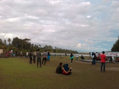 Wisata Pulau Penyu Di Pessel Di Serbu Pengunjung