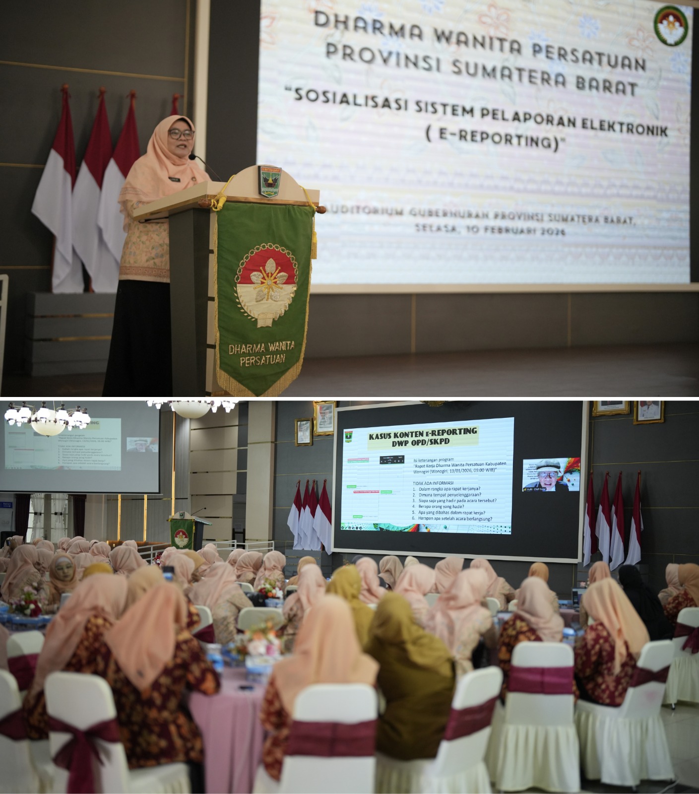 DWP Sumbar Sosialisasikan Pelaporan Elektronik, Dorong Tertib Administrasi dan Adaptasi Teknologi