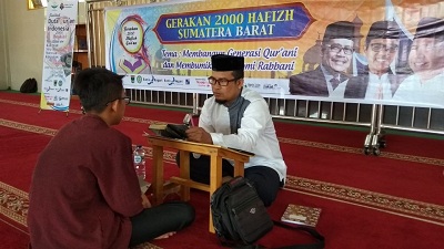 400 Pelajar Luak Limopuluah Ikuti Seleksi Gerakan 2000 Hafizh Sumbar