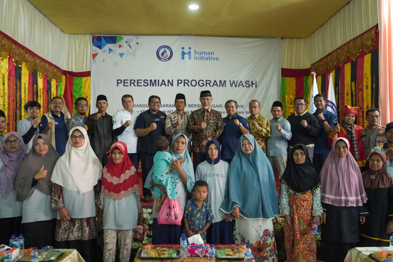 Penuhi Kebutuhan Air Bersih, Gubernur Mahyeldi Resmikan Program Wash Sirukam