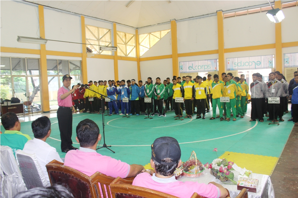 KADISPORA SUMBAR SECARA RESMI BUKA POPDA 2018