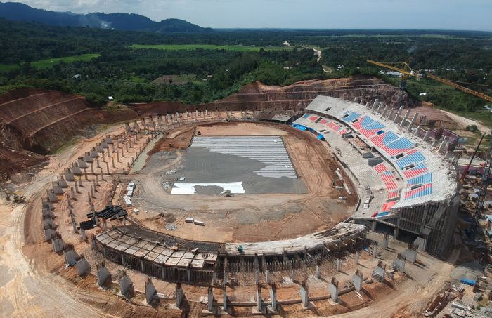 Jelang Penyelenggaraan MTQ Nasional 2020, Pembangunan Main Stadium Dikebut