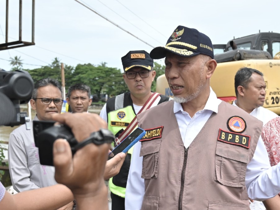 Mitigasi Erupsi Marapi, Gubernur Mahyeldi Imbau Warga dan Pemudik Tingkatkan Kewaspadaan