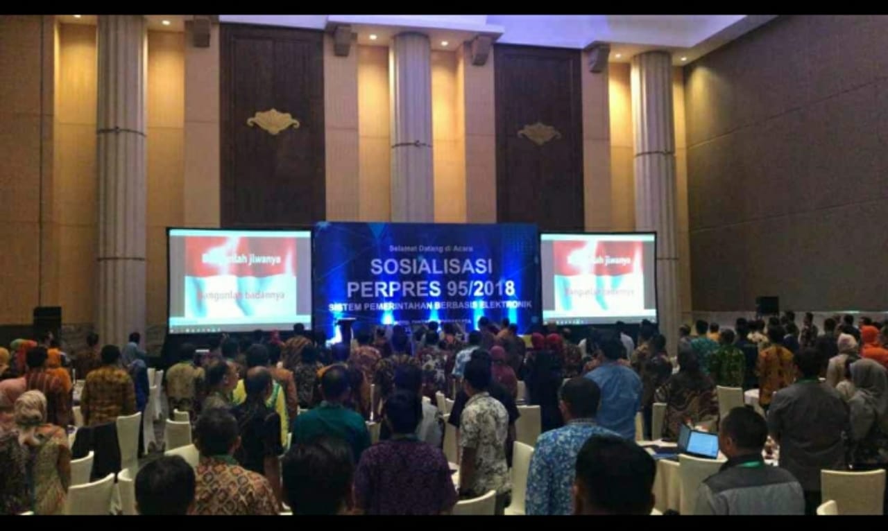 Sosialisasi Peraturan Presiden Nomor 95 tahun 2018 tentang SPBE