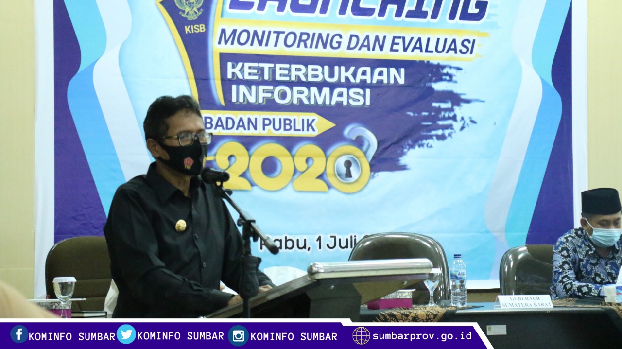 Gubernur Sumbar: Keterbukaan Informasi Suatu Keniscayaan