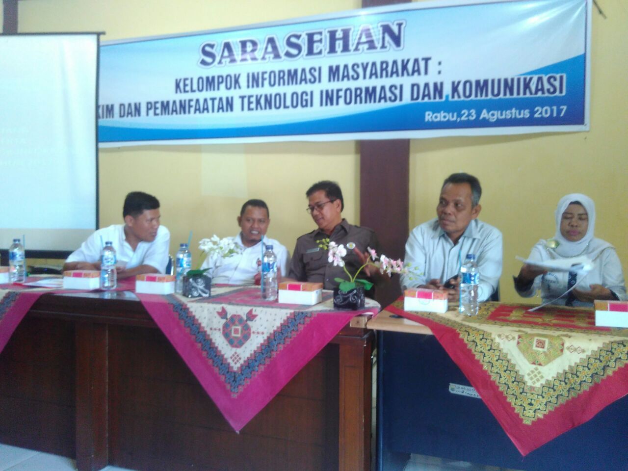 Sarasehan Kelompok Informasi Masyarakat (KIM) dan Pemanfaatan Teknologi Informasi dan Komunikasi Kota Pariaman