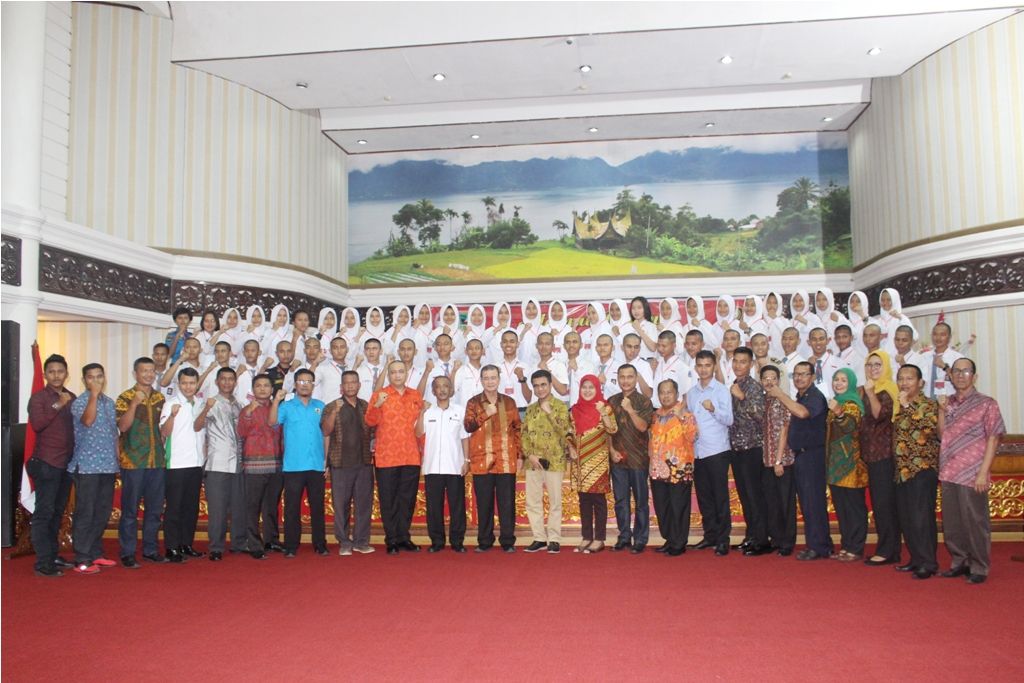 54 SISWA SE SUMBAR DIPERSIAPKAN PEMPROV UNTUK CALON PASKRIBRAKA TAHUN 2018
