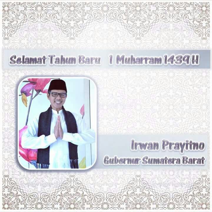 Pesan Gubernur Sumbar Menyambut Tahun Baru Hijriah