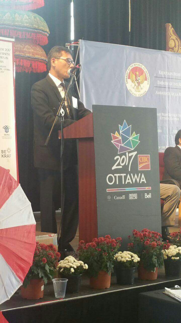 Investment Opportunities in West Sumatera di Presentasikan di Canada