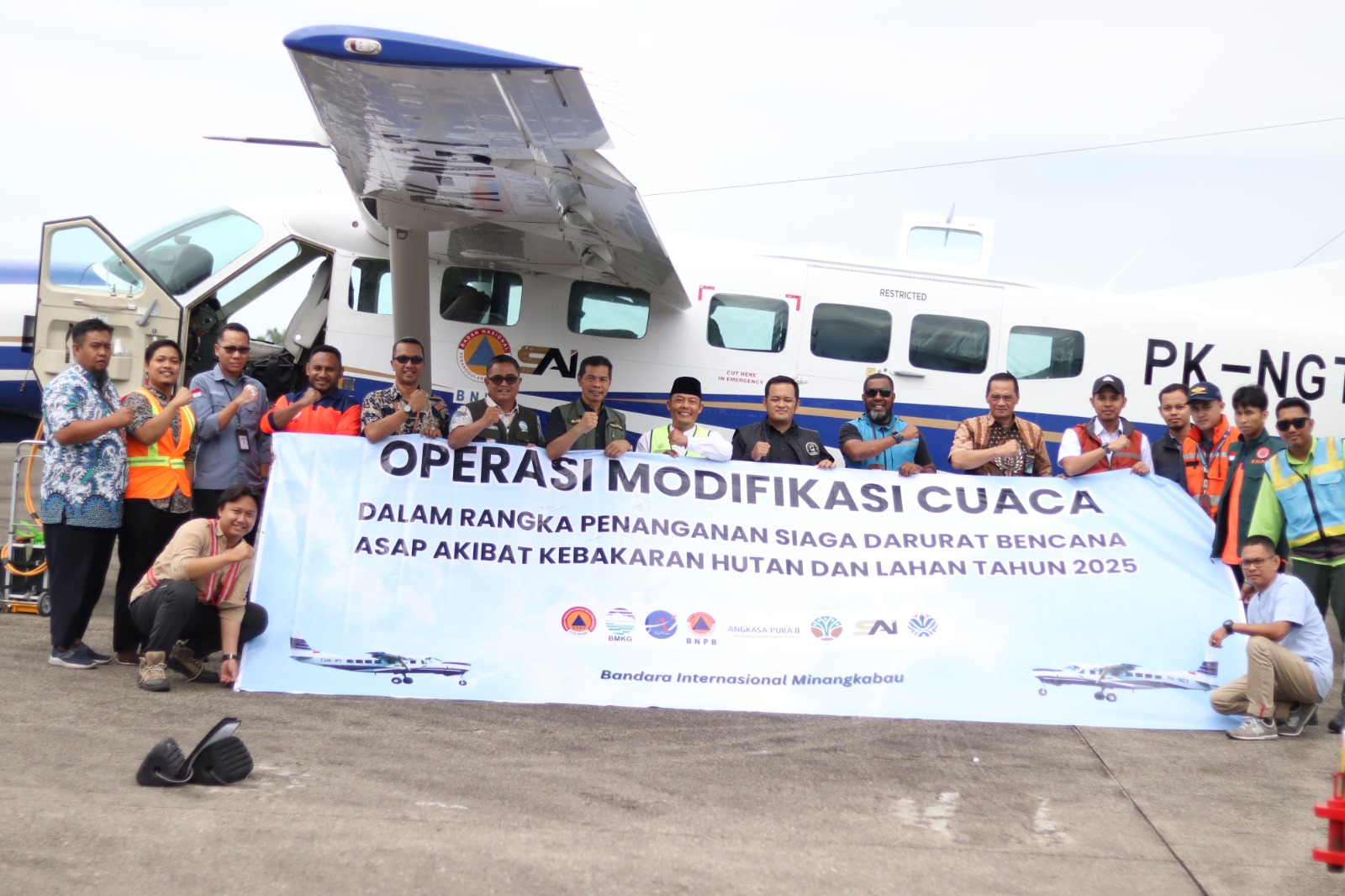 Operasi Modifikasi Cuaca BNPB dan BMKG Sukses Atasi Karhutla, Petani di Sumbar Mulai Rasakan Manfaat Hujan