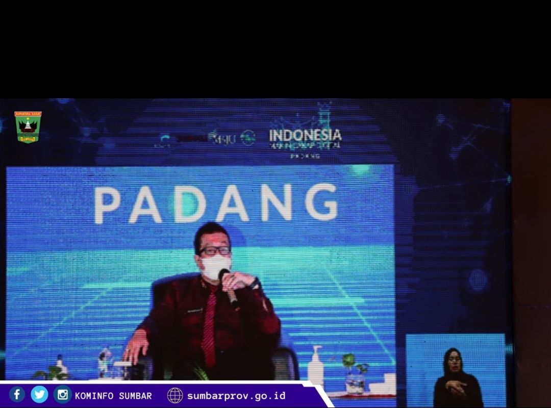 Talkshow Literasi Digital, Jasman: Harus Cakap, Cerdas, dan tanggung Jawab Berdigital. 
