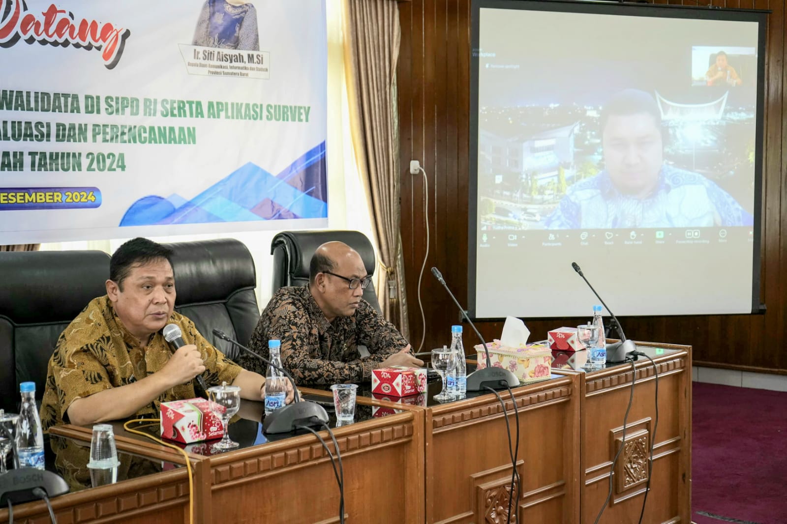 Diskominfotik Sumbar Dukung Pembangunan Berbasis Data Melalui Workshop E-Walidata