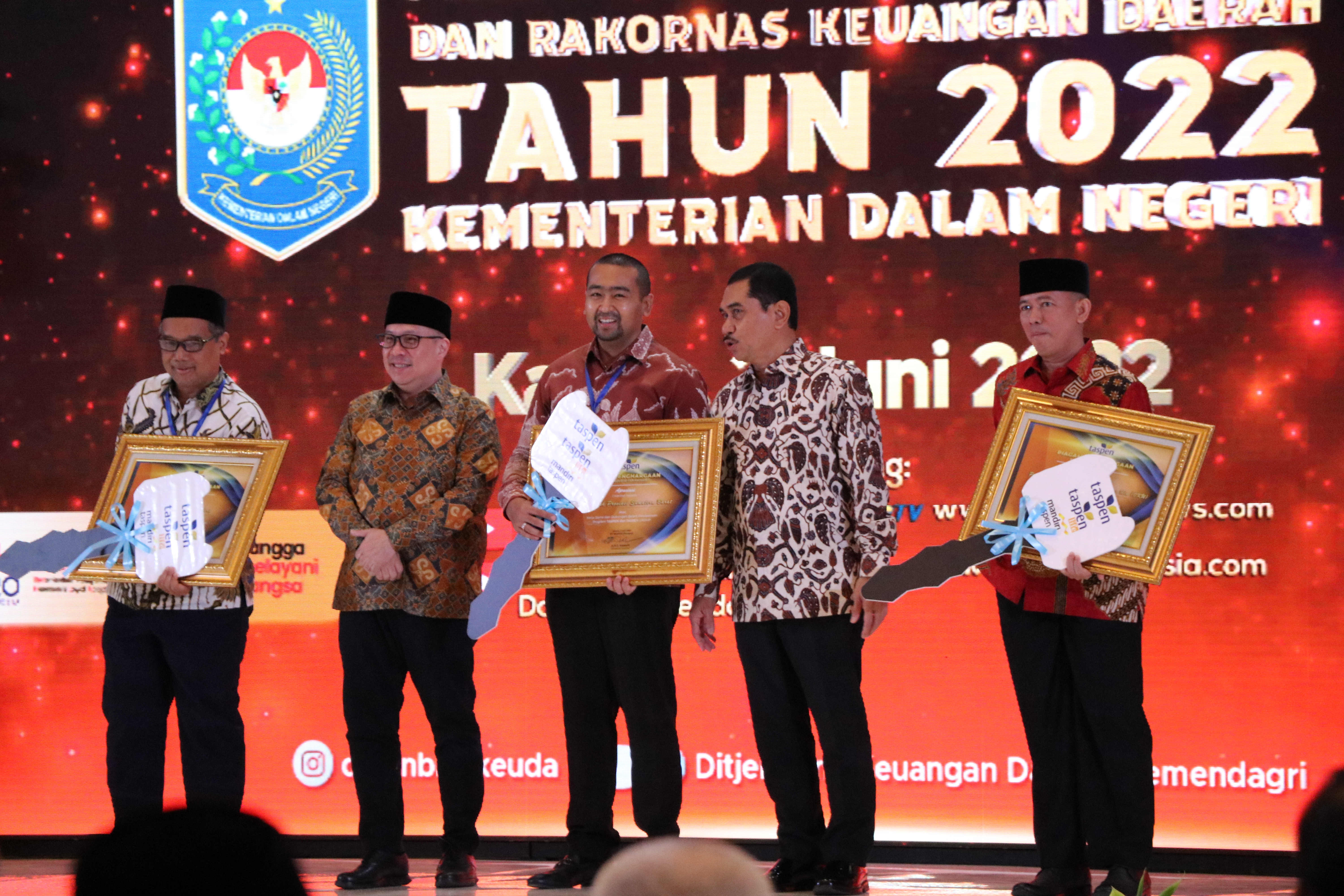 Sumbar Satu-satunya Provinsi Peraih Penghargaan Kerjasama dan Dukungan Pelaksanaan Program Taspen