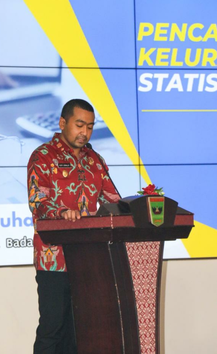 Pencanangan Nagari Statistik, Wagub: Saya Cinta Statistik